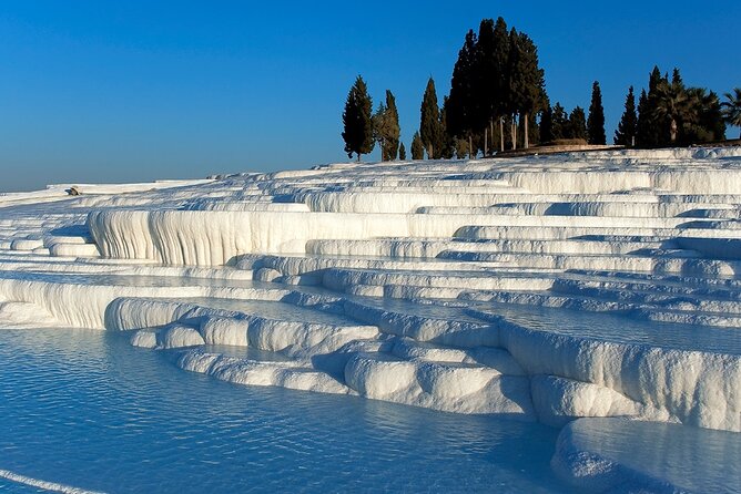 8 Day Turkey tour with flights with private option . Express Gold - Hierapolis and Travertine Terraces: Ancient City Meets White Cliffs