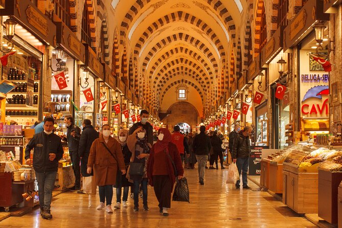 A-Day-Tour of Istanbul, by Land and Sea - The Spice Market (Mısır Çarşısı) stop: free entry, but one hour goes fast