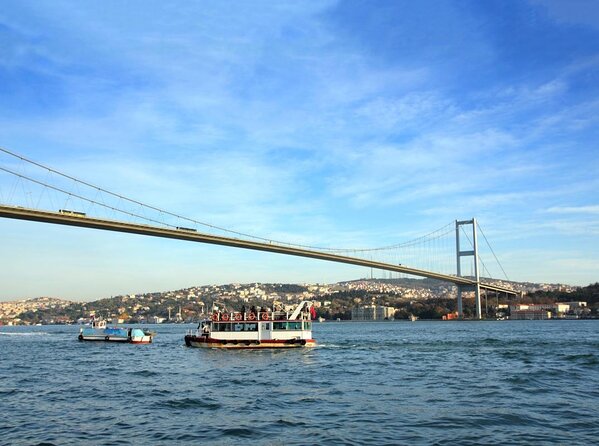 Afternoon Bosphorus Boat and Bus Tour with cable car from Pierre Loti Coffee - Dolmabahce, Maiden’s Tower, and the “instant geography” effect