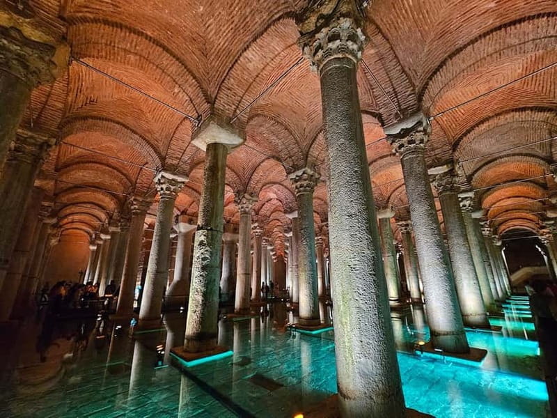 Basilica Cistern Tickets Skip the-line Entry - What You’ll See: 336 Columns and the Medusa Head Bases