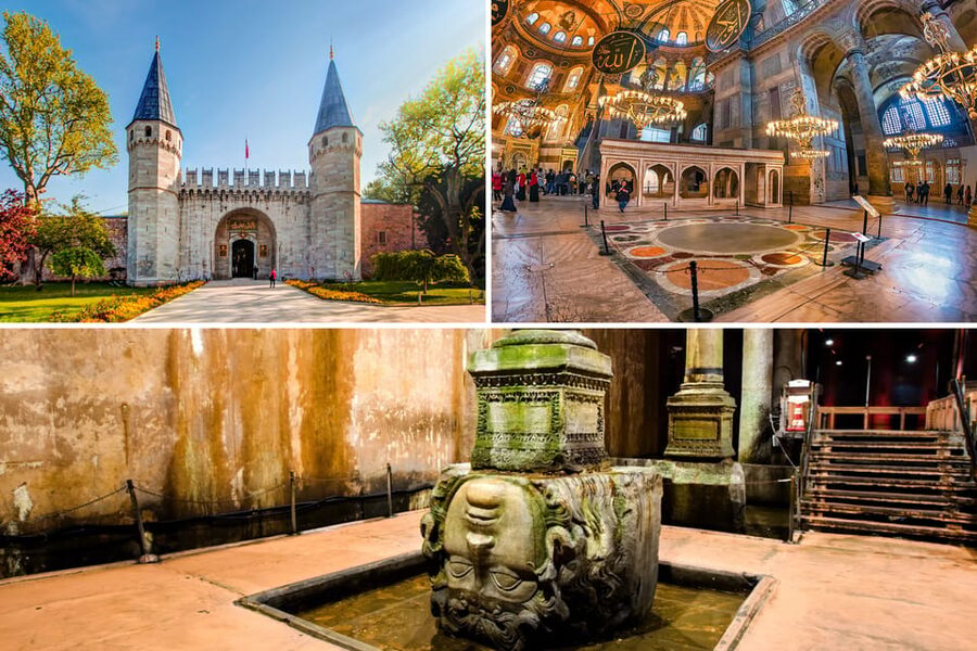 Basilica Cistern &Topkapi Palace &Hagia Sophia Combo Tickets - The 3-day plan: how the flexibility really works