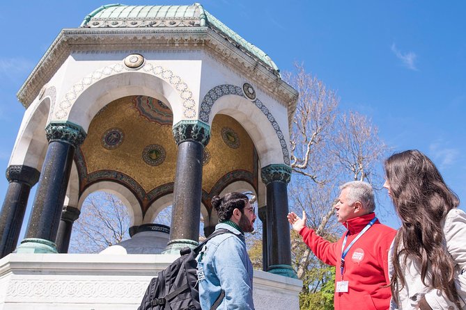 Blue Mosque and Sultanahmet Tour - German Fountain and Ibrahim Pasha Palace, seen from outside but explained well
