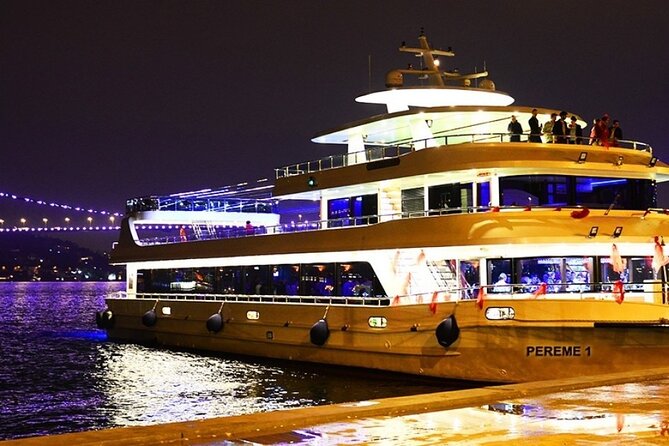 Bosphorus Cruise Tour with Turkish Show - Bosphorus Bridge, Fatih Sultan Mehmet Bridge, and Rumelihisarı: the Bosphorus engineering and defense views