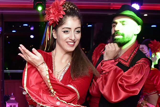 Bosphorus Dinner Cruise with Turkish Night Show Alcoholic Package - Boarding, the Boat Atmosphere, and Shared Seating Reality