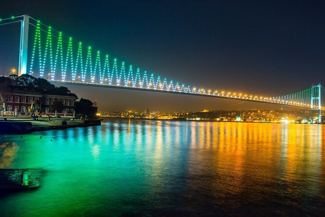 Bosphorus Night Cruise with Dinner, Show and Hotel Transfer - Stops and landmarks: making sense of Besiktas and the bridge area