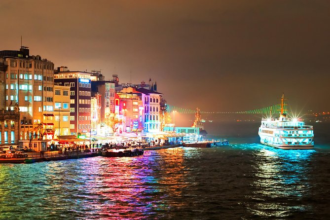 Bosphorus Night Cruise with Dinner, Show and Hotel Transfer - Along the Bosphorus after dark: the views that make it worth it