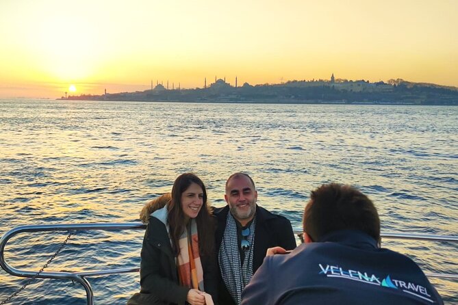 Bosphorus Sunset Yacht Experience: Istanbul’s Best - Dolmabahçe Palace at dusk: the grand European-shore mood