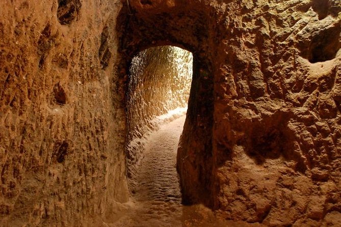 Cappadocia Day Tour From Istanbul - Cavuşin Village (Rose Valley): mushroom fairy chimneys up close