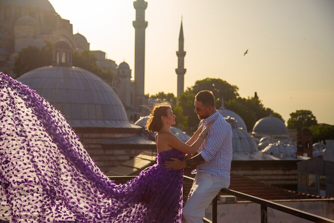 Flying Dress Photography on an Iconic Rooftop in Istanbul - Meeting in Süleymaniye: The Best Way to Start Without Stress