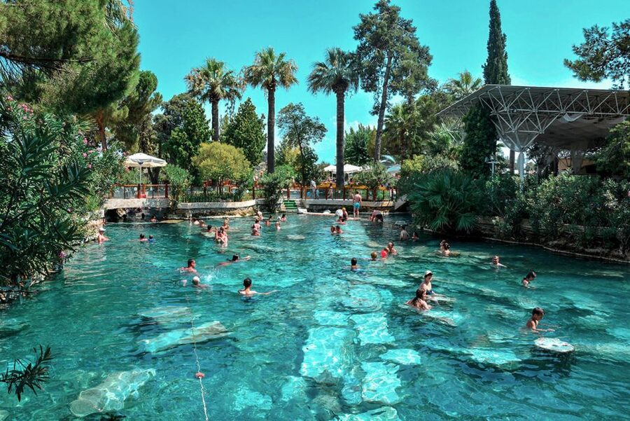 From Istanbul: 2-Day Ephesus & Pamukkale Tour by Bus - Day 2: Hierapolis-Pamukkale, UNESCO ruins, necropolis, and thermal swimming