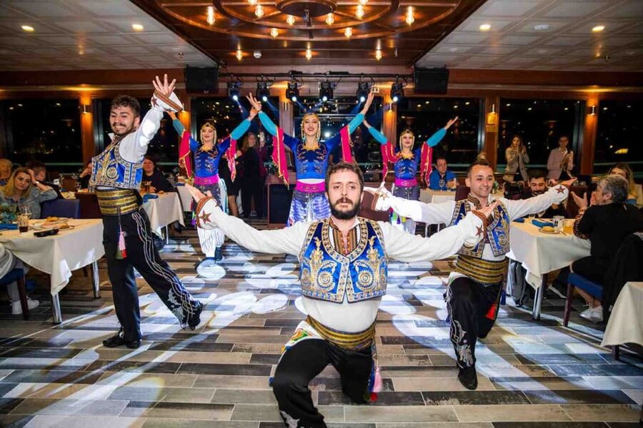 From Istanbul: Bosphorus Dinner Cruise Tavern & World Show - The On-Board Show: DJ Energy and a Mix of East and West Dance