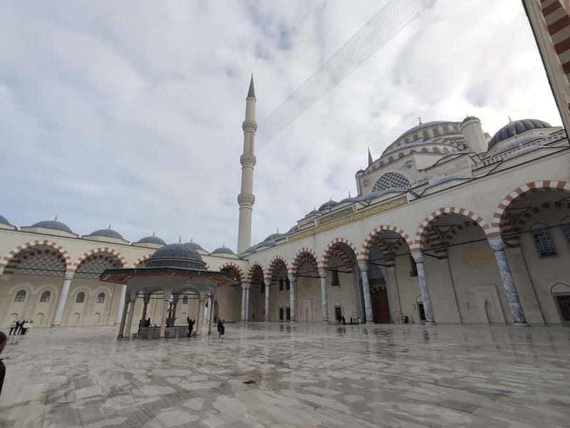 From Istanbul: Guided Europe and Asia Tour by Bus and Boat - Çamlıca Mosque and Çamlıca Hill: Highest Vantage Points on the Asian Side
