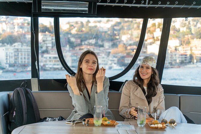 Guided Bosphorus Afternoon Cruise on Luxury Yacht - Sweet and savory: fruit, cookies, baklava, and mint lemonade