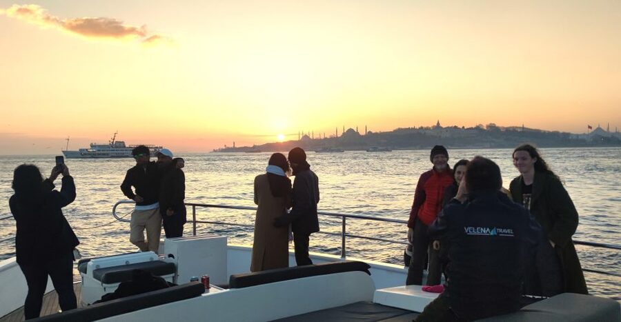 Guided Dolmabahce Palace Tour with Bosphorus Sunset Cruise - Beyond the palace: Bezm-i Alem Valide Sultan Mosque and short waterside walking