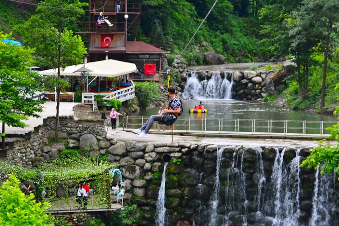 Guided Sapanca Lake Mahmudiye and Masukiye Tour with Cable Car - ViaSea Tema Park: lions up close plus a tunnel aquarium