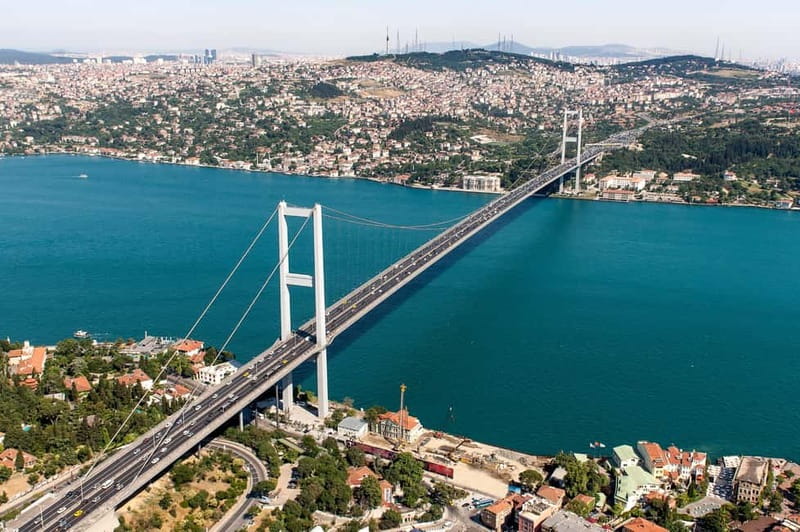 Highlights of Asia & Europe, Coach & Cruise tour Small Group - Bosphorus Bridge to Çamlıca Hill: Istanbul From Above
