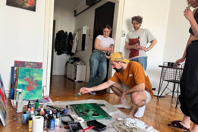 Istanbul Art Escape Wine and Paint at Local's Home - Wine, Tea, and Snacks: The Pace of the Evening