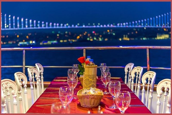 Istanbul Bosphorus Cruise with Dinner and Belly-Dancing Show - Dolmabahçe Palace After Dark and the Bridge That Links Two Continents