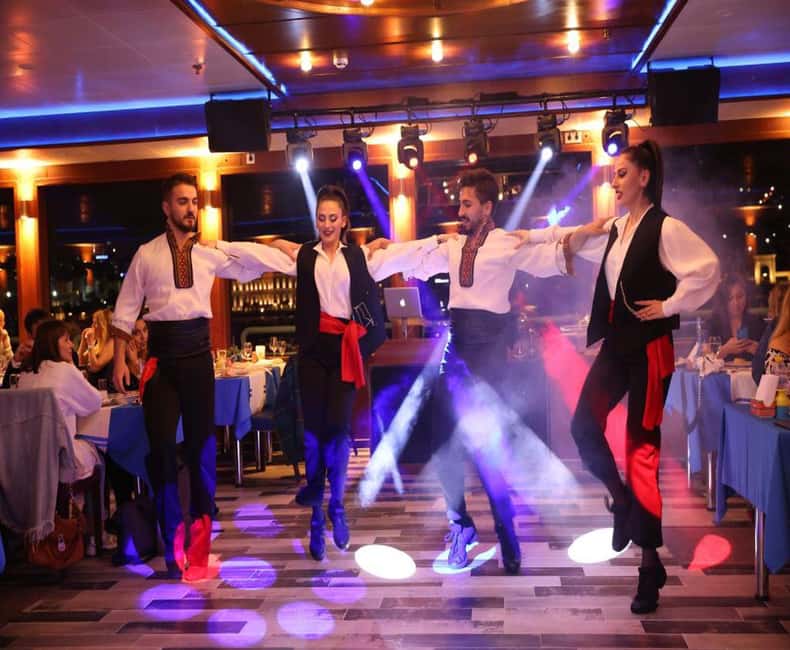 Istanbul Bosphorus Dinner Cruise Tour - Private Table - Dinner, menu choices, and the drinks reality check