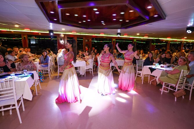 Istanbul Bosphorus Dinner Cruise with Drinks and Shows - The shows: belly dance, live music style energy, and DJ volume