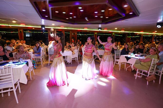 İstanbul Bosphorus Dinner Cruise with Traditional Turkish Show - The cruise portion: about 3 hours of night sailing