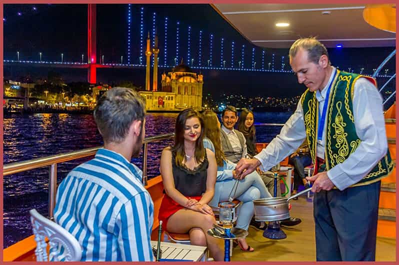 Istanbul: Bosphorus Night Dinner Cruise with Private Table - Entertainment onboard: Anatolian folk music to belly dance