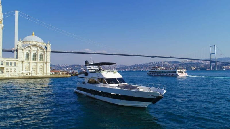 Istanbul: Bosphorus Private Guided Yacht Cruise with Snacks - The food and drinks onboard are part of the appeal