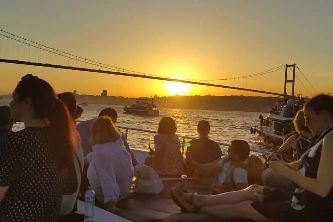 Istanbul Bosphorus Sunset Cruise with Wine on a Luxury Yacht - The European shore run: Galata Tower to Dolmabahçe Palace