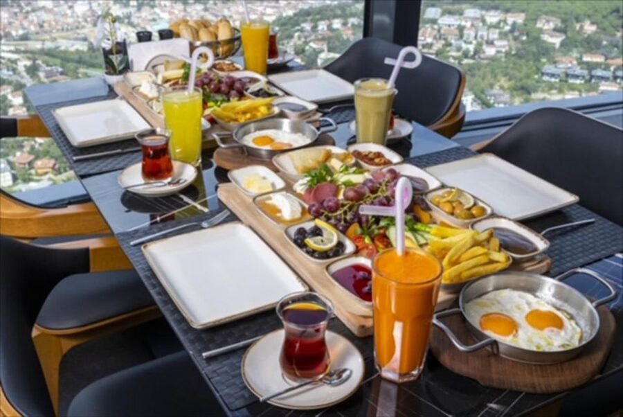 Istanbul: Camlica Tower Entry with Optional Dining Choices - Dining options at the tower: choosing breakfast, tea, or a 3-course dinner