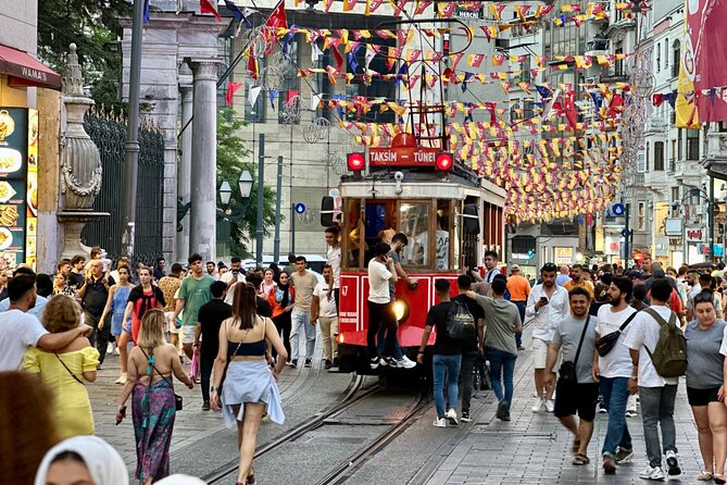 Istanbul Culinary Tour: Local Hotspots and Gourmet Street Foods - Tasting route, plus the funicular ride for a change of pace