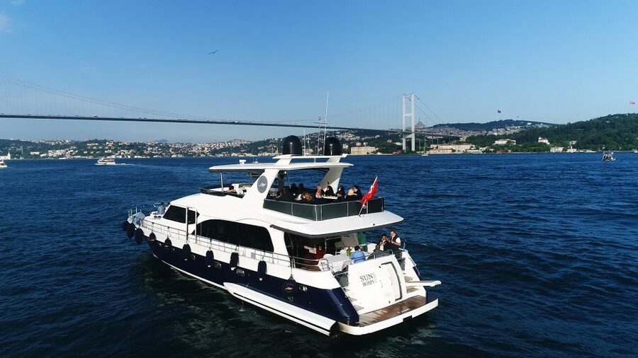Istanbul: Dolmabahce Palace Tour and Bosphorus Yacht Cruise - Bosphorus Bridge, Fatih Sultan Mehmet Bridge, and the scale of movement