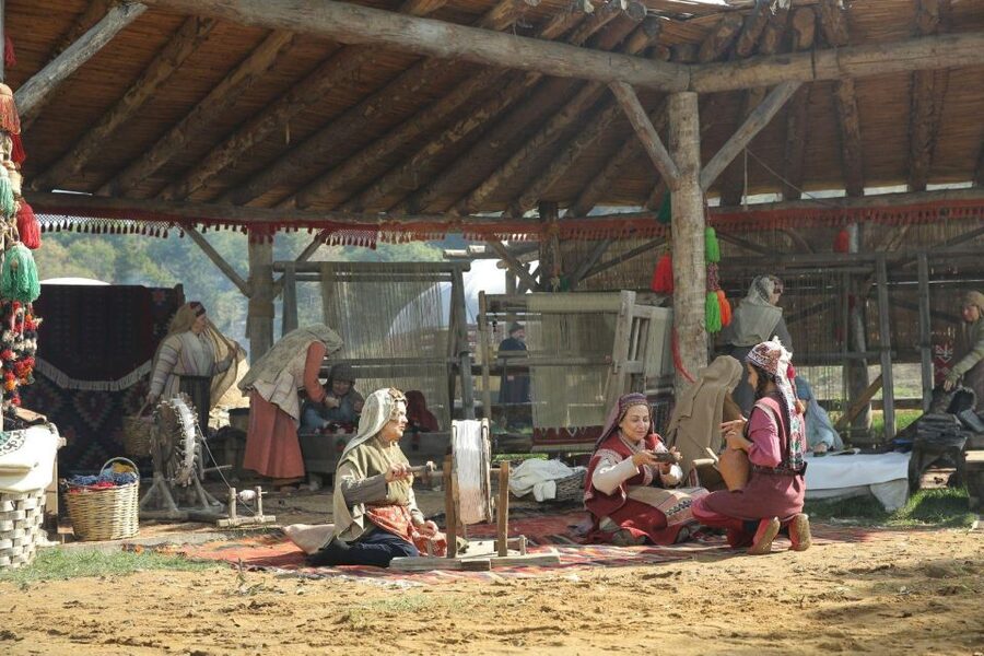 Istanbul: Ertugrul and Osman Ghazi Movie Set Tour with Lunch - Ertugrul Ghazi camp details, costumes, and the Kayi vibe