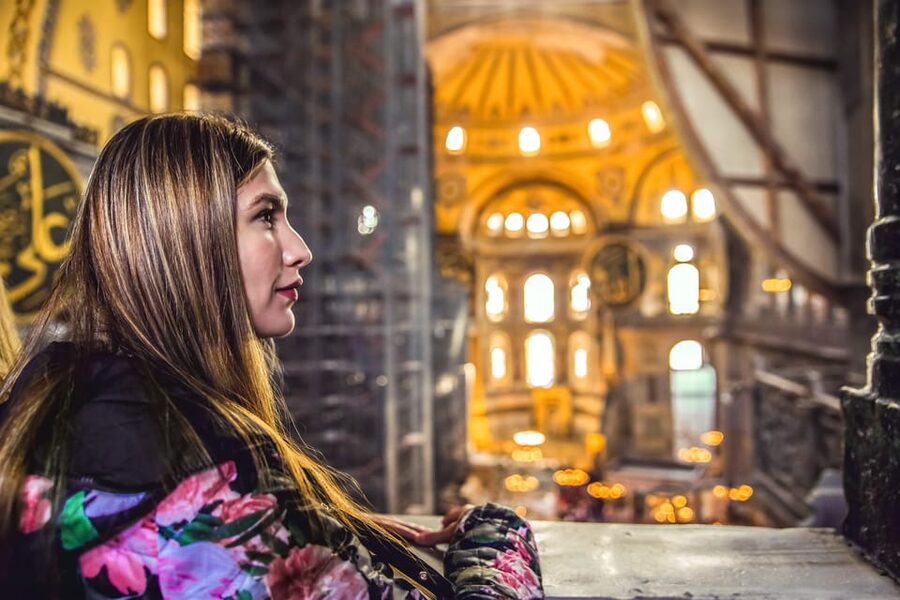 Istanbul: Hagia Sophia Mosque and Museum Skip-The-Line Combo - Hagia Sophia History & Experience Museum: AR audio, hot drink, and artifact viewing