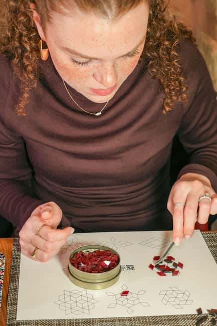 Istanbul: Mosaic Candle Holder Workshop - Final Assembly: Putting the Pieces Together and Getting It Packed