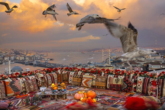 Istanbul Rooftop Photoshoot with Flying Dress - Photos you receive: originals, edited picks, and video