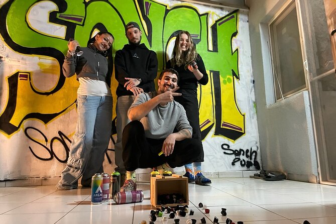 Istanbul Street Art Experience with Local Artists at Home Garden - The wall painting moment: spray cans, caps, and real practice
