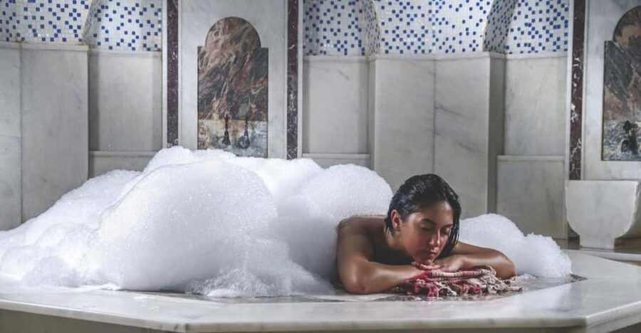 Istanbul Sultanahmet Turkish Bath Sultan Suleyman Bath - Peeling scrub and foam massage, the part people remember