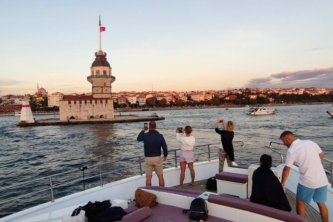 Istanbul Sunset Cruise on the Bosphorus - Galata Bridge, Genoese-Era Galata, and the New Cruise Terminal