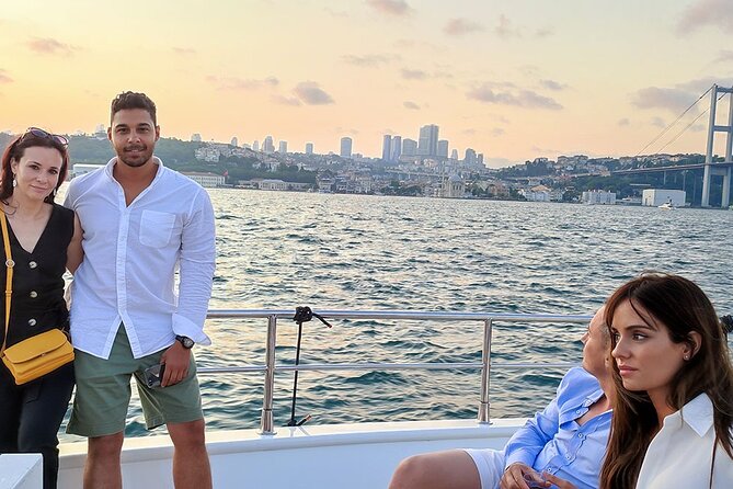 Istanbul Sunset Cruise With Luxury Yacht On Bosphorus - Onboard comfort: luxury yacht feel, plus snacks and wine that keep it easy