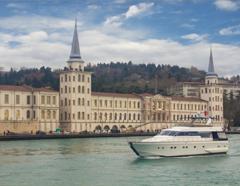 Istanbul: Sunset Yacht Cruise on the Bosphorus with Transfer - Dolmabahçe Palace and Çırağan Palace: first hits of Istanbul grandeur from the water
