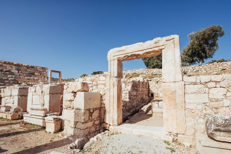 Istanbul: Troy Guided Bus Tour with Ferry Tickets & Lunch - Inside Troy: Temple of Athena, Odeon, and the City’s Layers