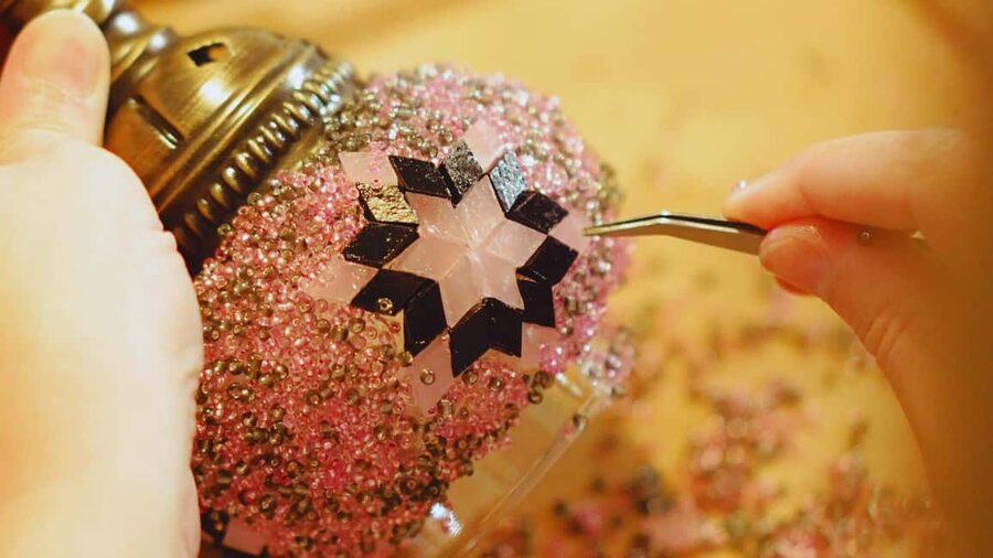 Istanbul: Turkish Mosaic Lamp Workshop with Bosphorus View - Your 2.5-hour flow, from welcome to finished lamp