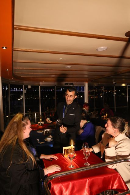 Istanbul: Turkish Night on the Bosphorus Dinner Cruise - Sailing the Bosphorus: seeing Istanbul illuminated after dark