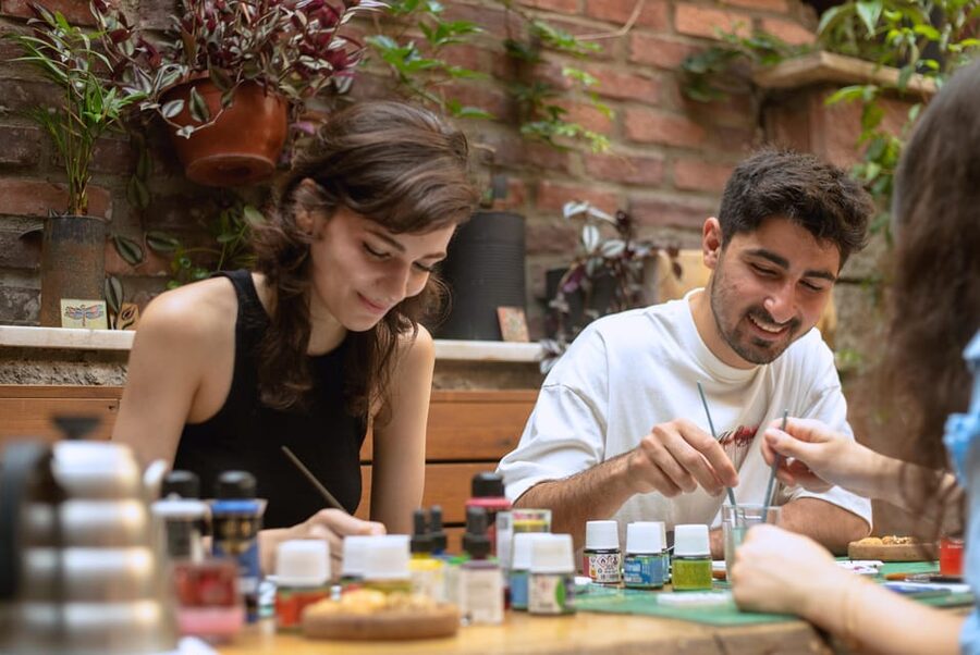 Istanbul: Turkish Tile Painting & Ceramic Workshop w/ Snacks - What You Actually Make: Your Turkish Tabak Plate