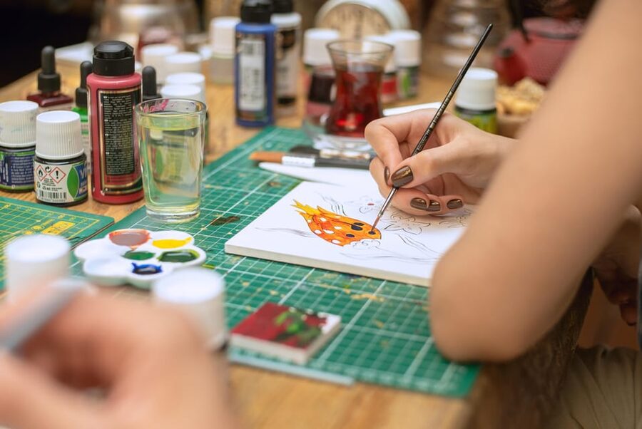 Istanbul: Turkish Tile Painting & Ceramic Workshop w/ Snacks - The Tea and Snacks Part That Turns It From Training Into Relaxation