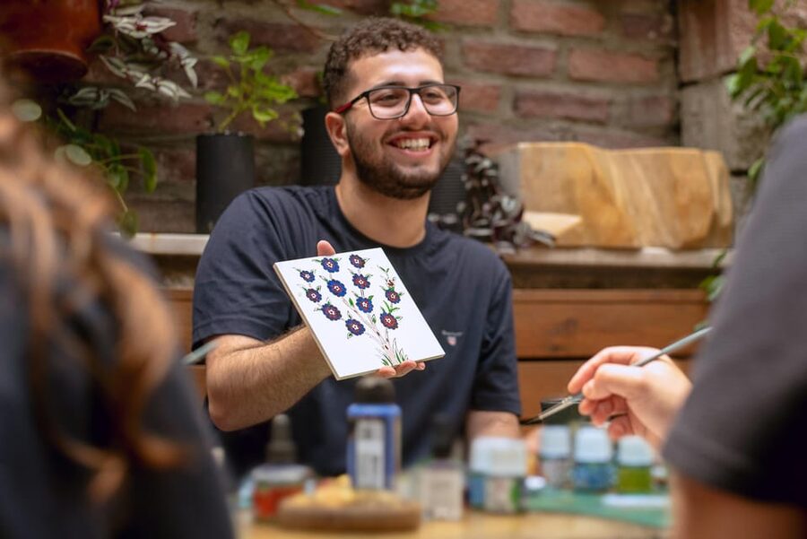 Istanbul: Turkish Tile Painting & Ceramic Workshop w/ Snacks - Where You Meet and How You Get There (Asian Side Reality Check)
