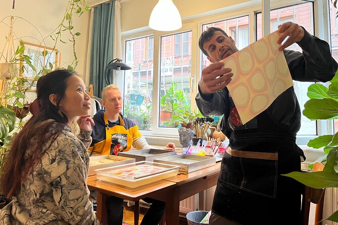 Paint on Water - Authentic Turkish Art Experience at Local Home - How the workshop flows, from cultural warm-up to your own design