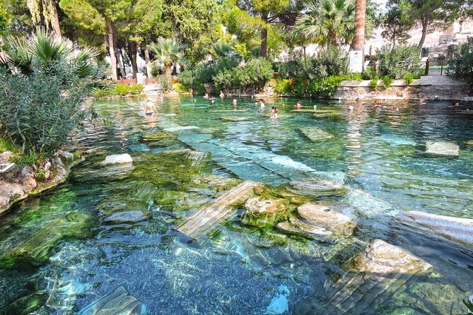 Pamukkale Tour from Istanbul by Flight - Karahayit: Red Mineral Cliffs and 58 C Hot Water