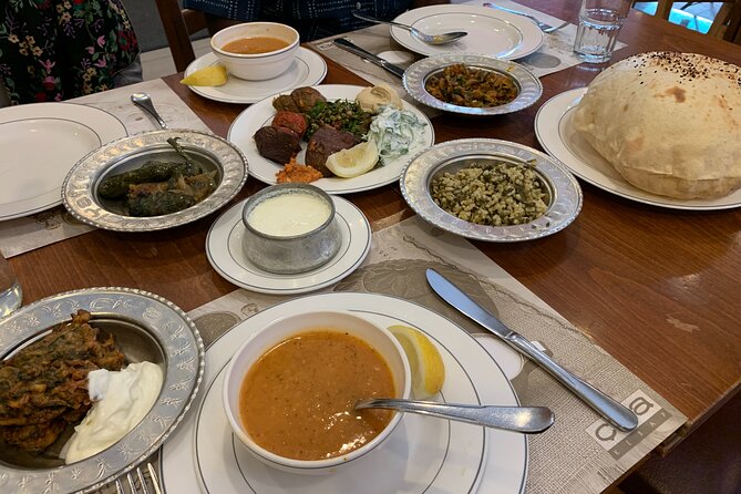 Private and guided VEGETARIAN / VEGAN tour of Istanbul - Stop 1 in Karakoy: menemen, olives, cheeses, kaymak, and honey