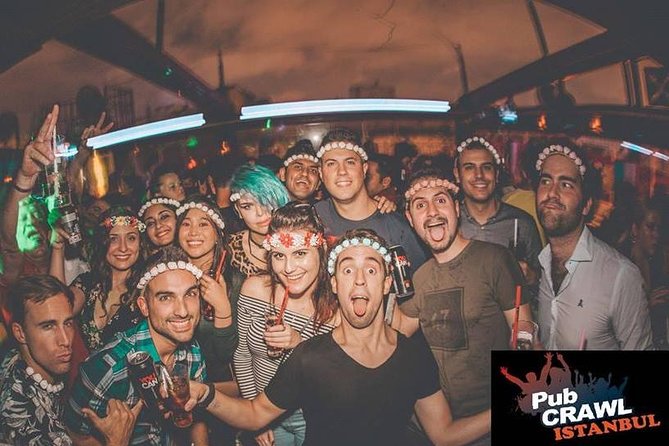 Pub Crawl Istanbul / Rooftop Clubs & Party Bus - The party bus: drinking games, entertainment, and group momentum